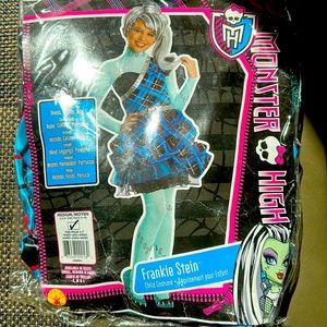 Monster High Frankie Stein Costume Size Medium 8-10